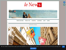 Tablet Screenshot of lenews.ch